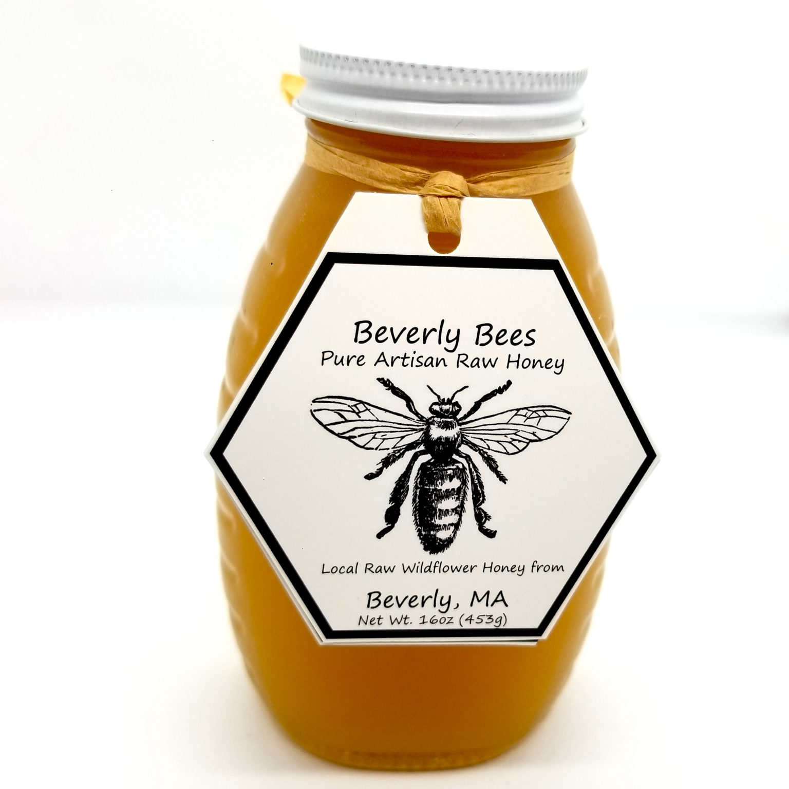 Raw Honey Queenline Jars - Beverly Bees